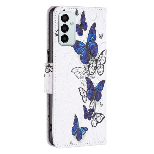 Wonderland Samsung Galaxy M23 flip-etui - Sommerfugler White