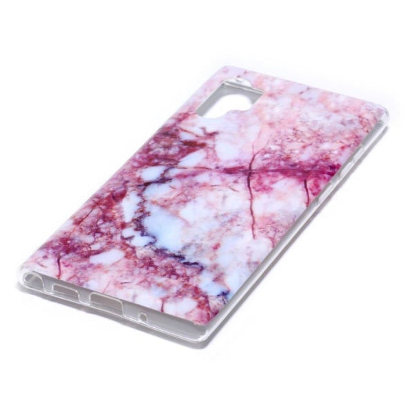 Marble Samsung Galaxy Note 10 Pro cover - fuchsia steg marmor Pink