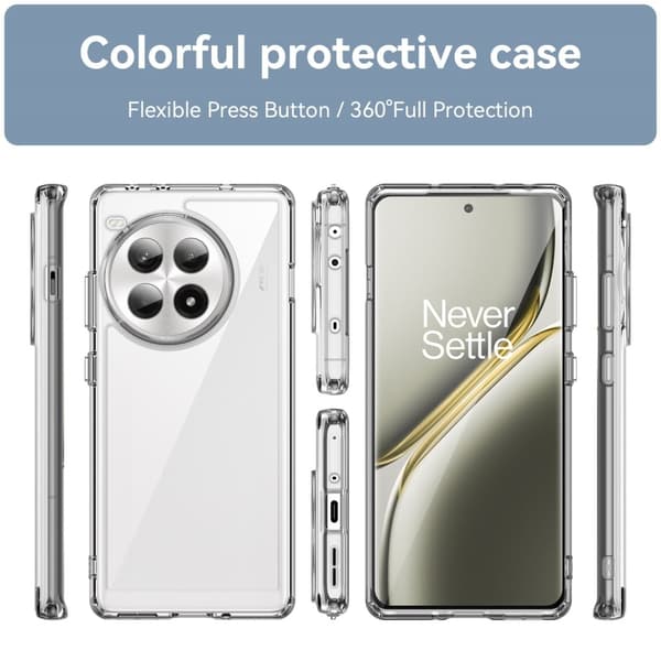 OnePlus Ace 3 Pro älykäs akryylikansi - Läpinäkyvä Transparent