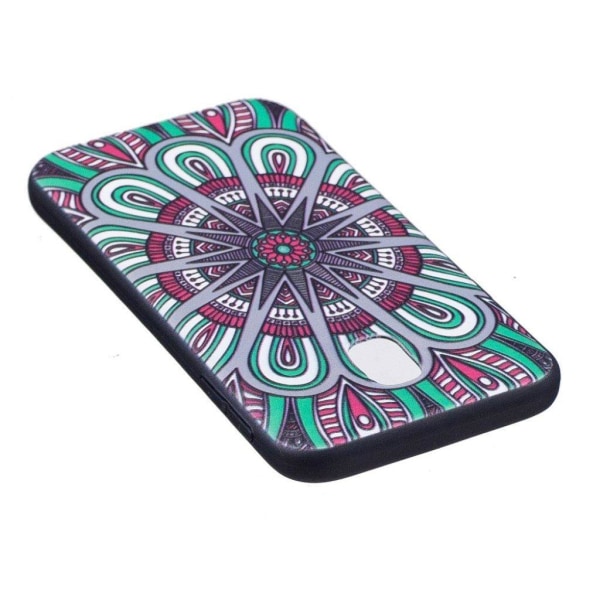 Samsung Galaxy J3 (2017) Blødt beskyttelses cover - Abstrakt mønster Multicolor