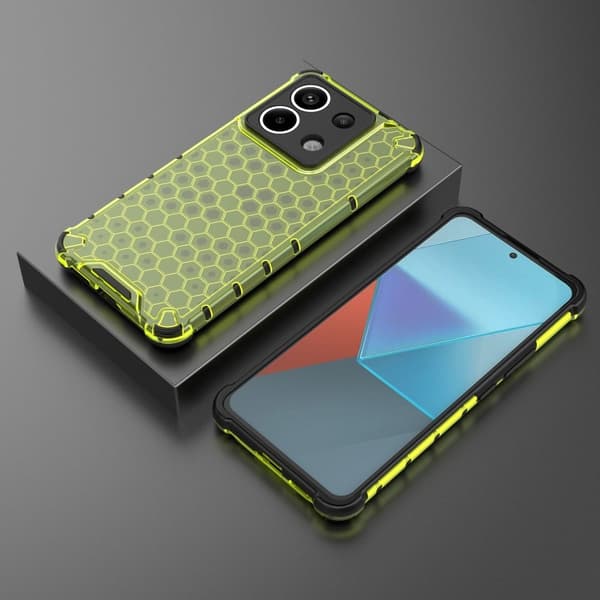 Bofink Honeycomb Xiaomi Redmi Note 13 Pro 5G  / Xiaomi Poco X6 deksel - Grønn Green