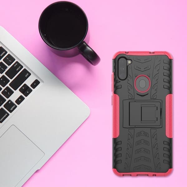 Offroad Cover - Samsung Galaxy M11 / A11 - Rød Pink