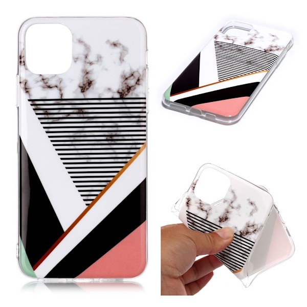 Marble iPhone 11 Pro Max kuoret - Marmori Raidallinen Kuvio Multicolor