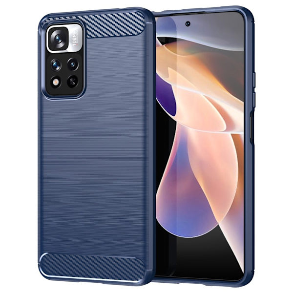 Carbon Flex Xiaomi Poco M4 Pro 5G skal - Blå Blå