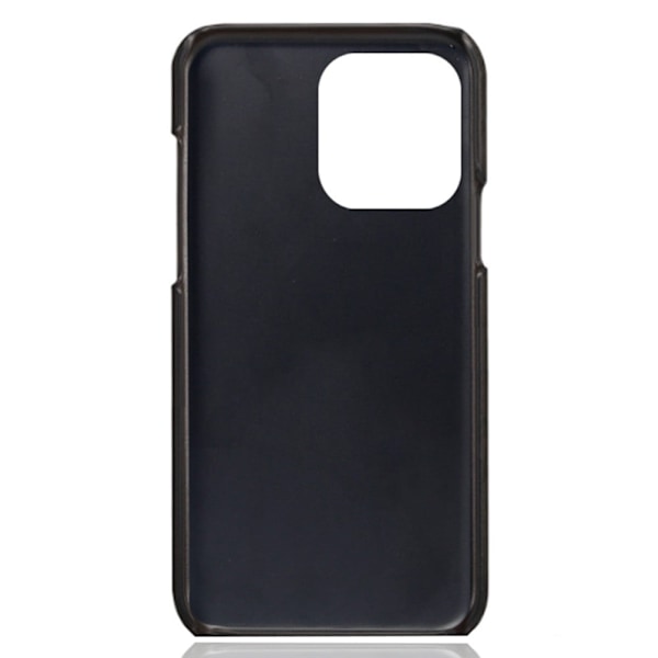 Croco iPhone 14 Pro Max kotelot - Musta Black