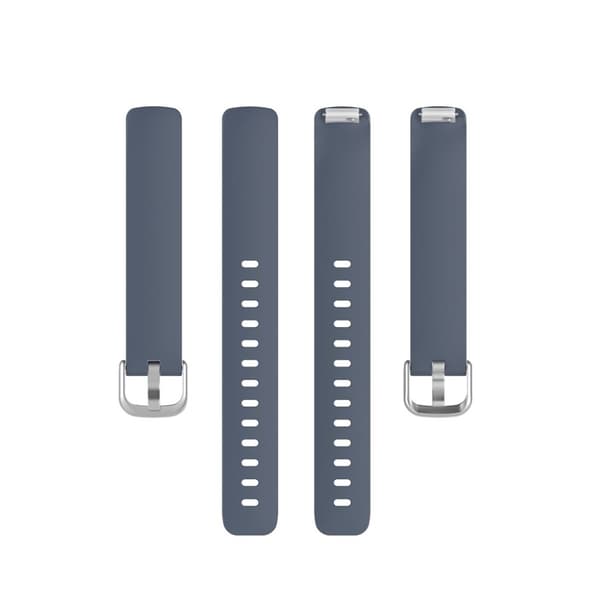 Fitbit Inspire 2 simple rem - grå / Størrelse: S Silver grey