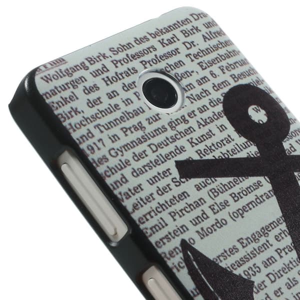 Persson Nokia Lumia 630/635 Deksel - Anker On Newspaper Multicolor