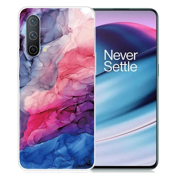 Marble design OnePlus Nord CE 5G cover - Vandigt Levende Mønster Multicolor