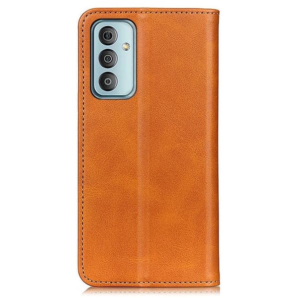 Äkta läder Samsung Galaxy M23 fodral - Brun Brun