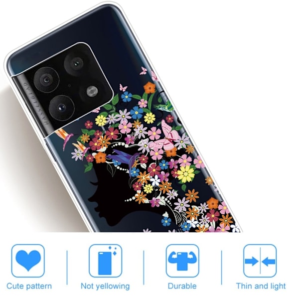 Deco OnePlus 10 Pro skal - Blomälva multifärg