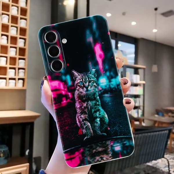 Deco Samsung Galaxy A25 kotelot - Valo Ja Kissa Multicolor