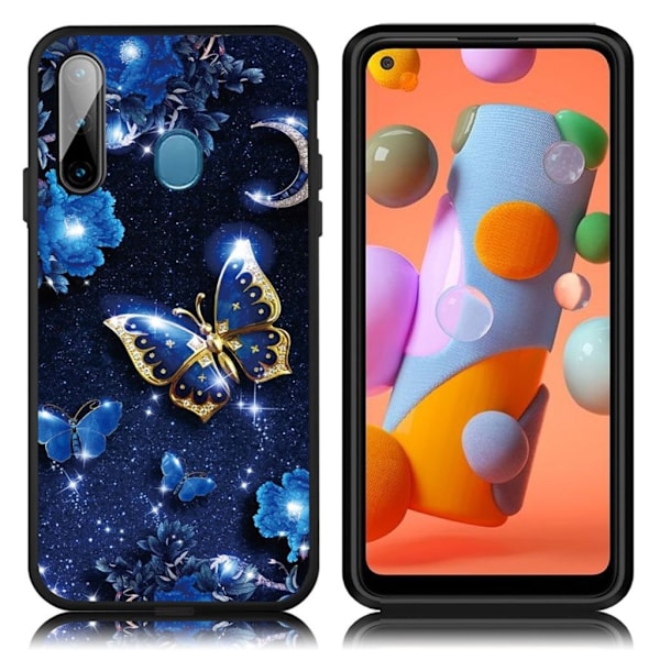 Imagine Samsung Galaxy A11 / M11 kuoret - Marmorikuvio Blue