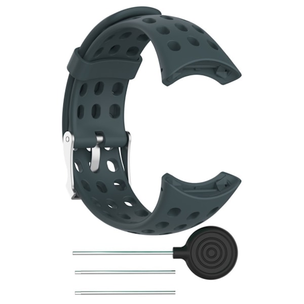 Suunto M1-M2-M4-M5 klockarmband TPE zinklegering - Svartaktig grön Grön