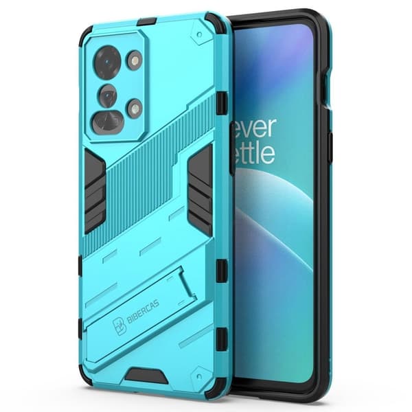 Shockproof Hybrid Deksel med A Modern Touch til OnePlus Nord 2t - Babyblå Blue