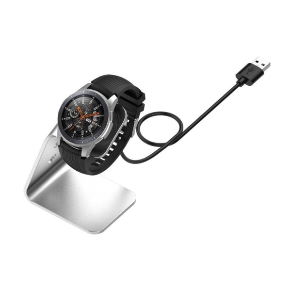 Aluminum opladerstation til Samsung watch device - sølv Silver grey