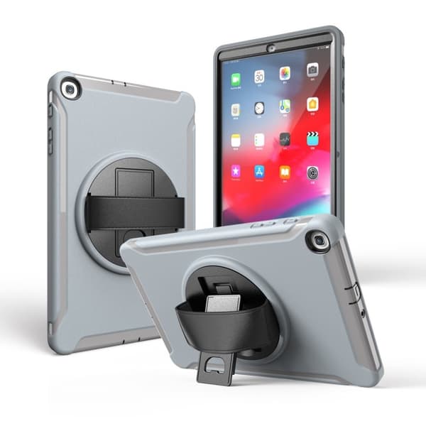 Samsung Galaxy Tab A 10.1 (2019) 360 drejelig hybrid etui - Grå Silver grey