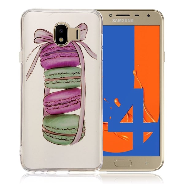 Samsung Galaxy J4 (2018) trykt mønster tyndt etui - Småkager Multicolor