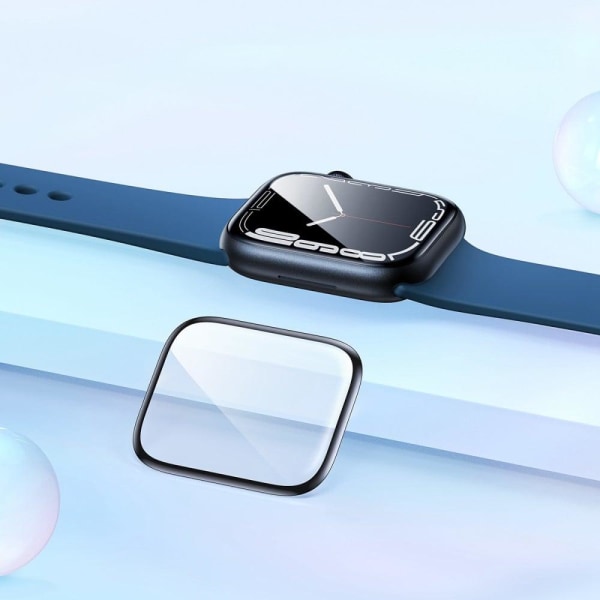 2Pcs BASEUS Apple Watch Series 8 (45mm) HD  clear screen protect Black