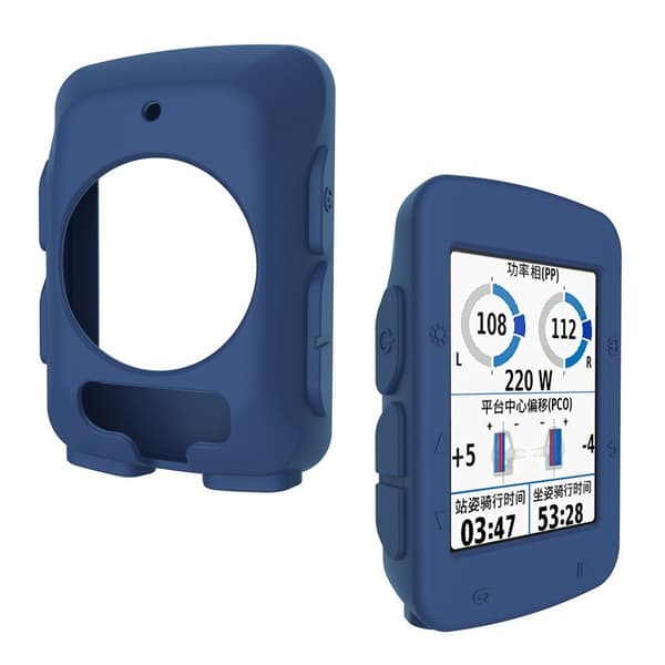Garmin Edge 520 silikonfodral - Mörkblå Blå