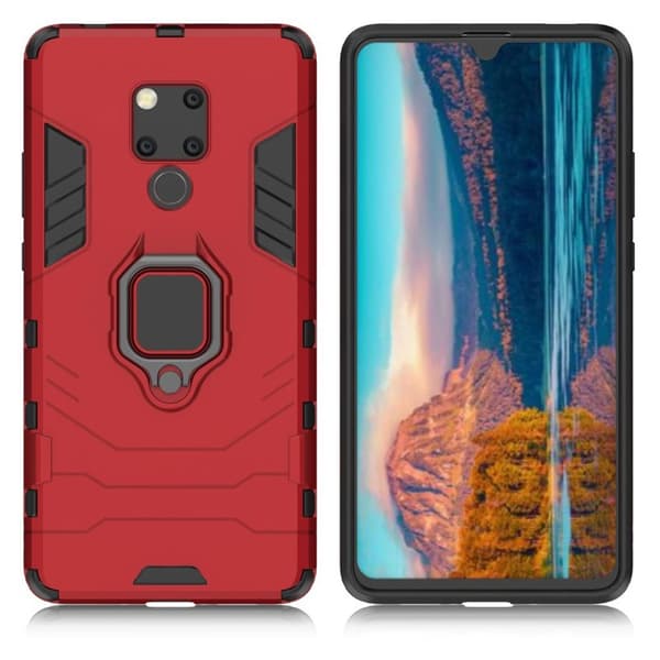 Ring Guard cover - Huawei Mate 20 X - Rød Red