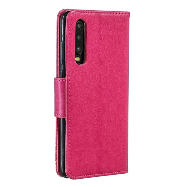 Butterfly Huawei P30 etui - Rose Pink
