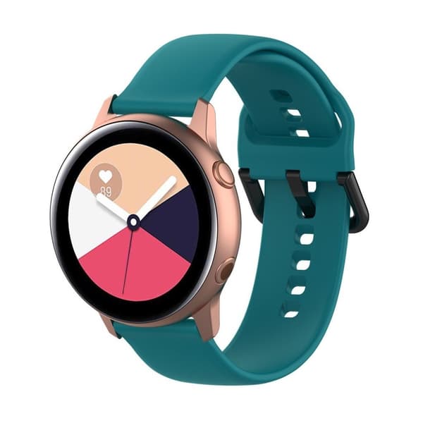 Samsung Galaxy Watch Active silikoninen kellonauha - Vihreä Green