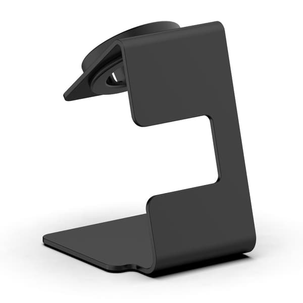 Metalopladerstand til Samsung Galaxy Watch 4 ur - Sort Black