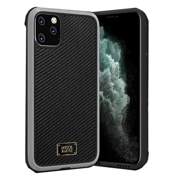 Raigor Inverse Bott Deksel For iPhone 11 Pro Max - Svart Black