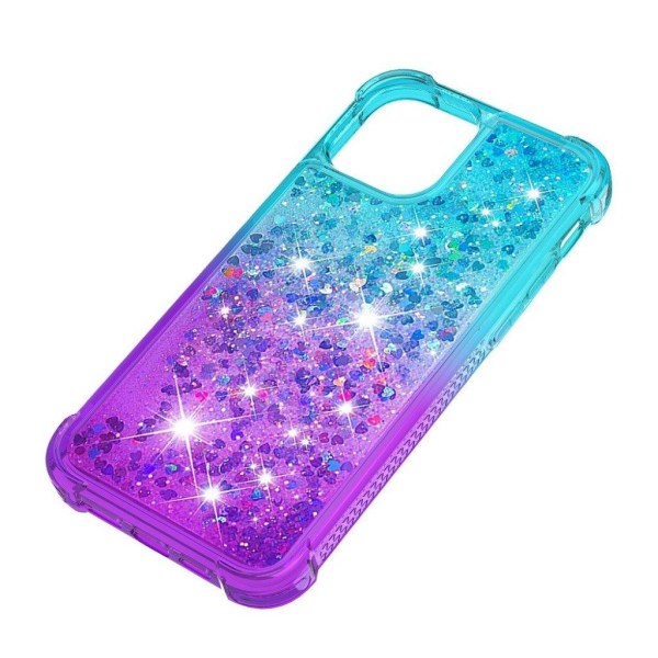 Princess iPhone 12 Mini cover - Cyan / Purple Purple