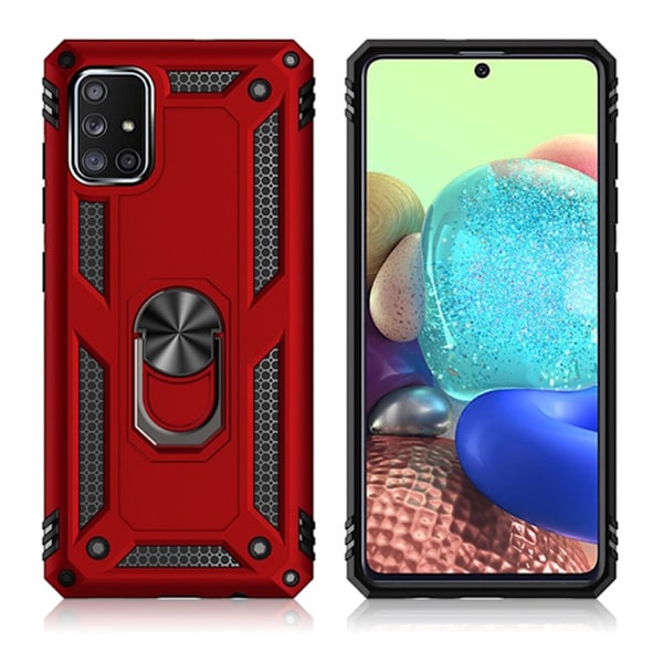 Bofink Combat Samsung Galaxy A71 5G kotelot - Punainen Red