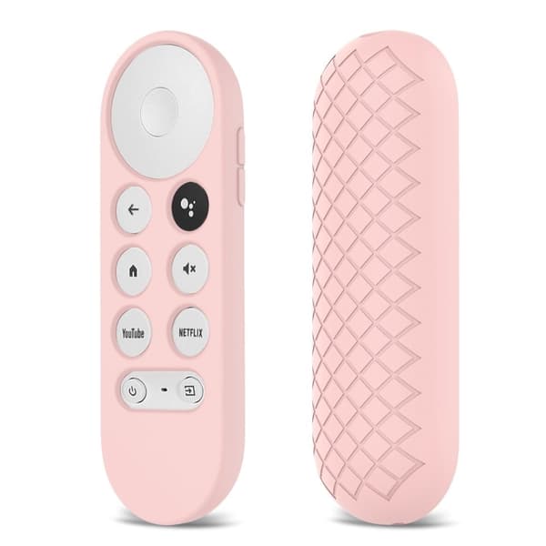 Google Chromecast 2020 TV-silikoneovertræk - Lyserød Pink