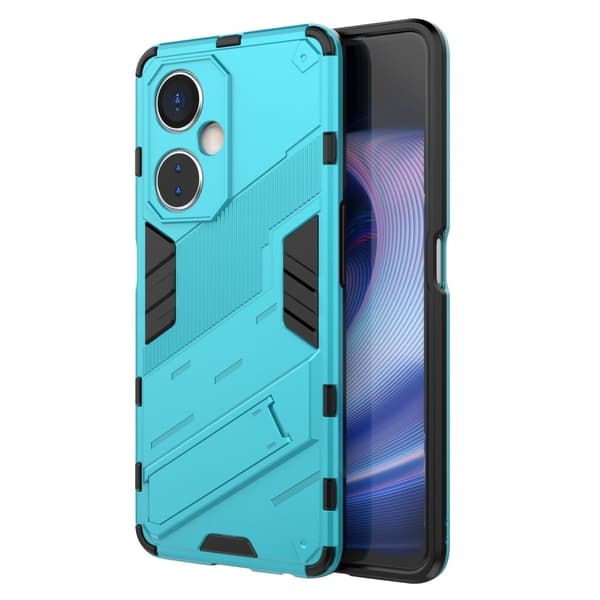 Shockproof Hybrid Deksel med A Modern Touch til OnePlus Nord Ce 3 Lite - Babyblå Blue
