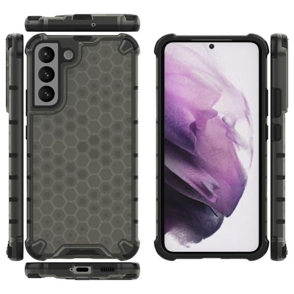 Bofink Honeycomb Samsung Galaxy S22 Plus cover - Sort Black