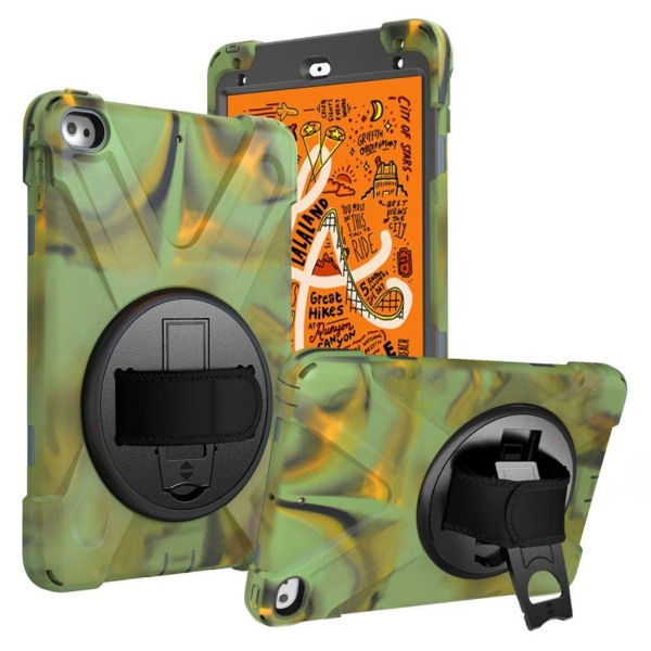 iPad Mini (2019) X-Shape durable hybrid case - Army Green Green