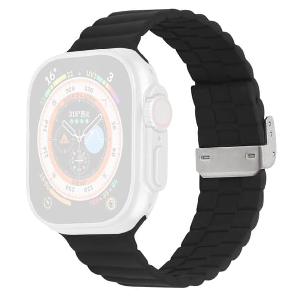 Apple Watch Series 9 41 mm silikonrem - Svart Black