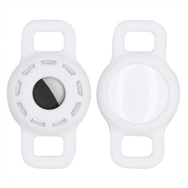 AirTags hollow out silicone cover - White White