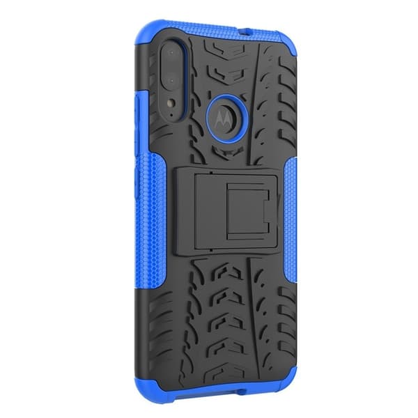 Offroad Motorola Moto E6 Plus etui - Blå Blue