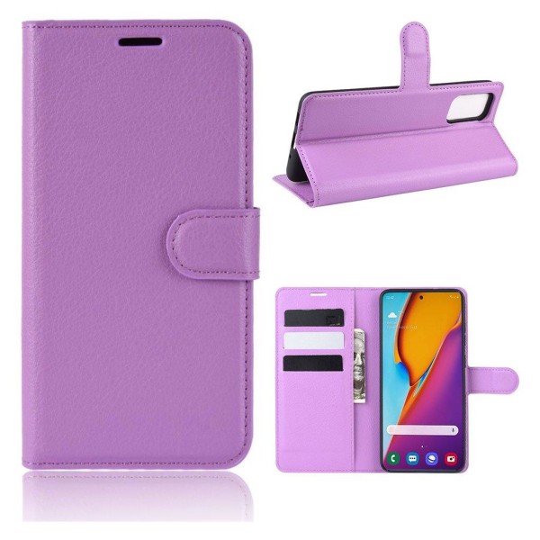 Classic Samsung Galaxy S20 Plus flip kuoret - Violetti Pink