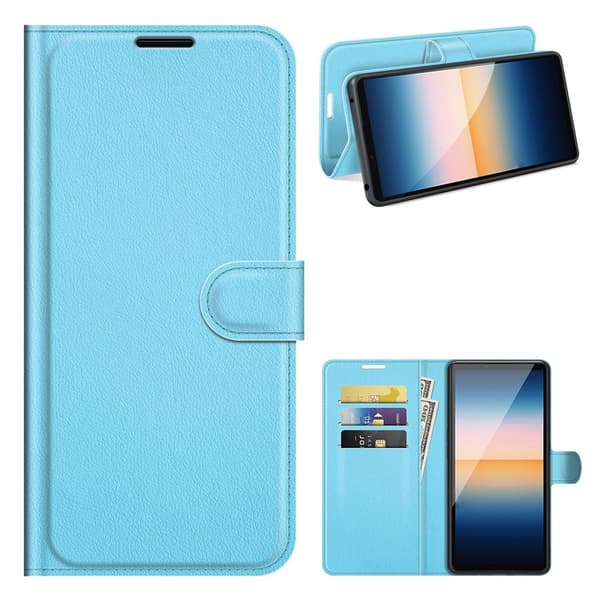 Classic Sony Xperia 10 III Flip Etui - Blå Blue