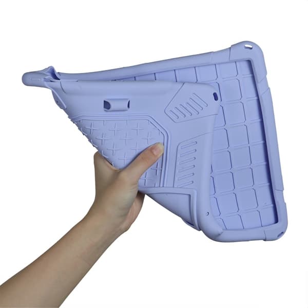 iPad Pro 12.9 (2021) / (2020) / (2018) silikonfodral med rem - Lila Lila