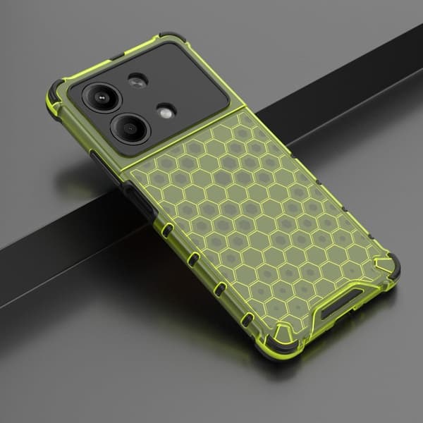 Bofink Honeycomb Xiaomi Redmi Note 13R Pro cover - Grøn Green