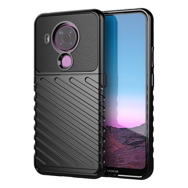 Thunder Nokia 5.4 Etui - Svart Black