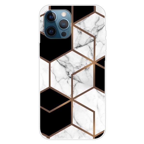 Abstract iPhone 16 Pro Max-cover - Style A Black