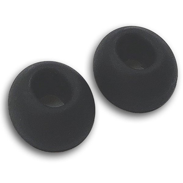 1 Pair AirPods Pro 2 silicone ear caps - Black Svart
