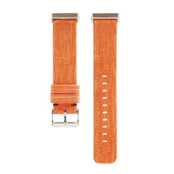 Fitbit Versa 3 canvas klockarmband - orange Orange