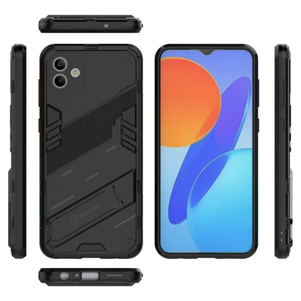 Stødsikker Hybrid Cover med A Moderne Touch til Samsung Galaxy A04 - Sort Black