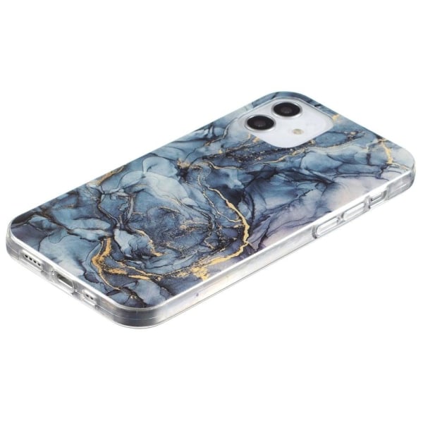 Marble iPhone 12 Mini Suojakotelo - Harmaa Silver grey