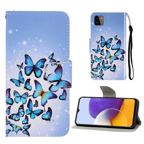 Wonderland Samsung Galaxy A22 5G fodral -Blå Blå