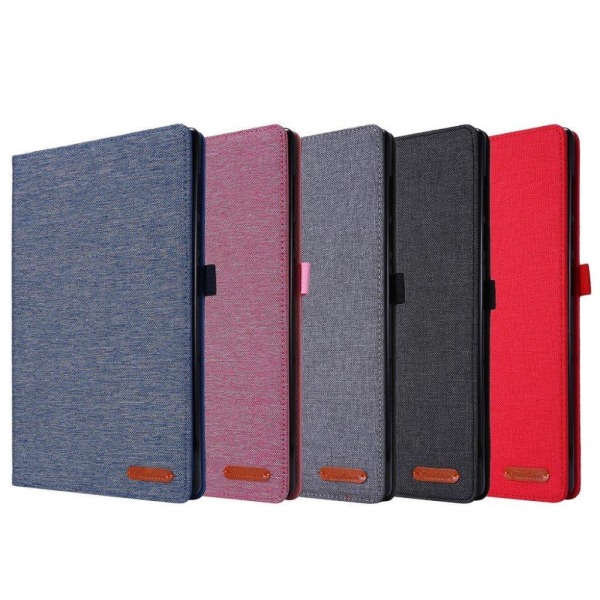Lenovo Tab M10 FHD Plus cloth theme leather case - Pink Pink