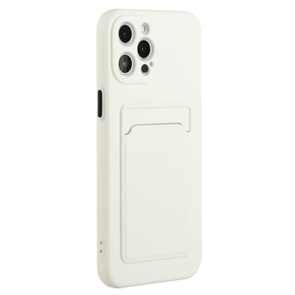 Deksel til kortholder for iPhone 14 Pro Max - Hvit White
